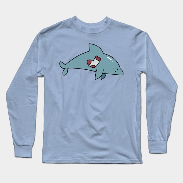 Sock Dolphin Long Sleeve T-Shirt by saradaboru